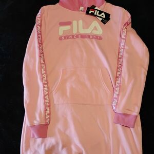Fila Pink Hoodie Dress